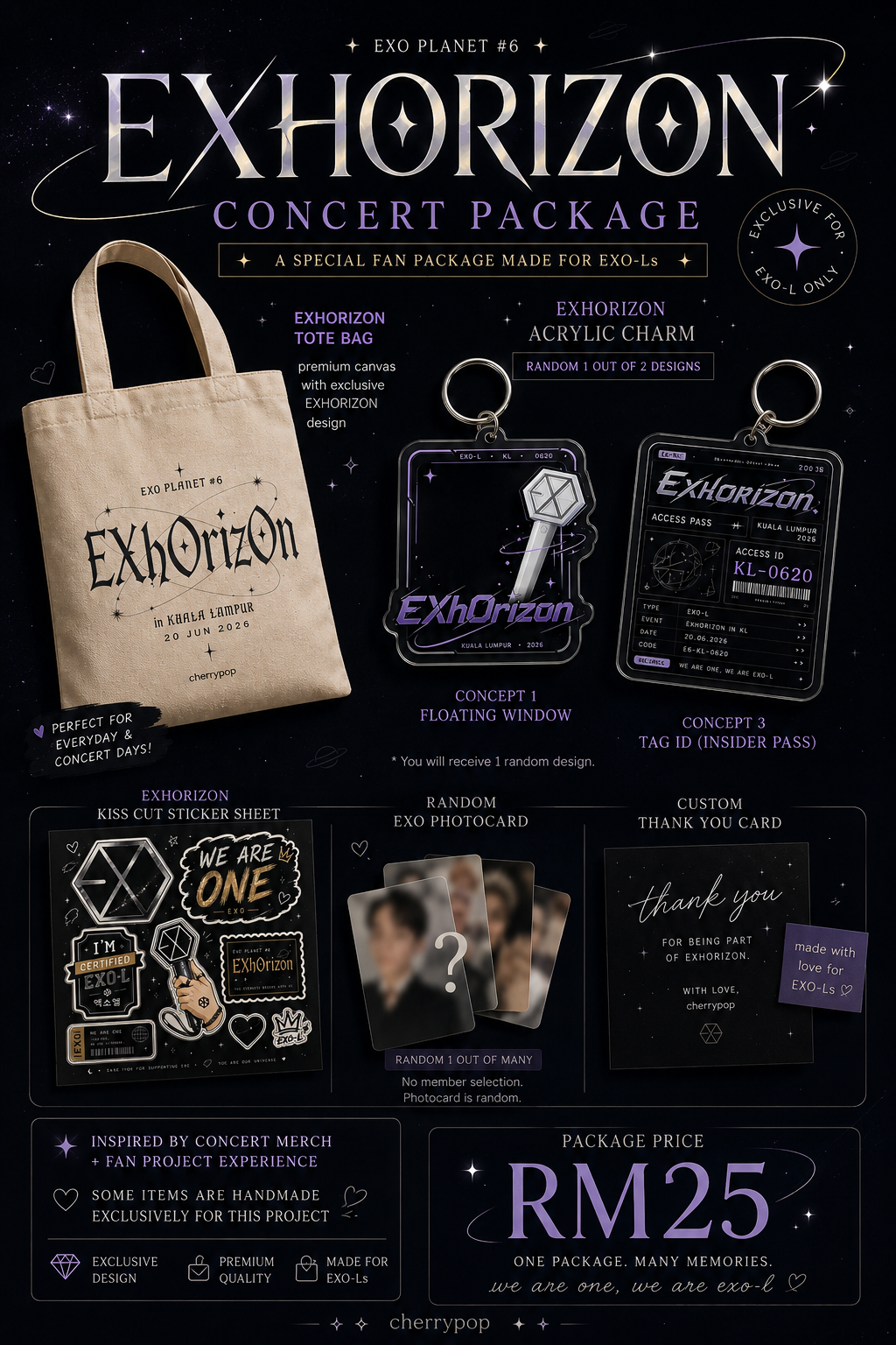Exhorizon Concert Package Set