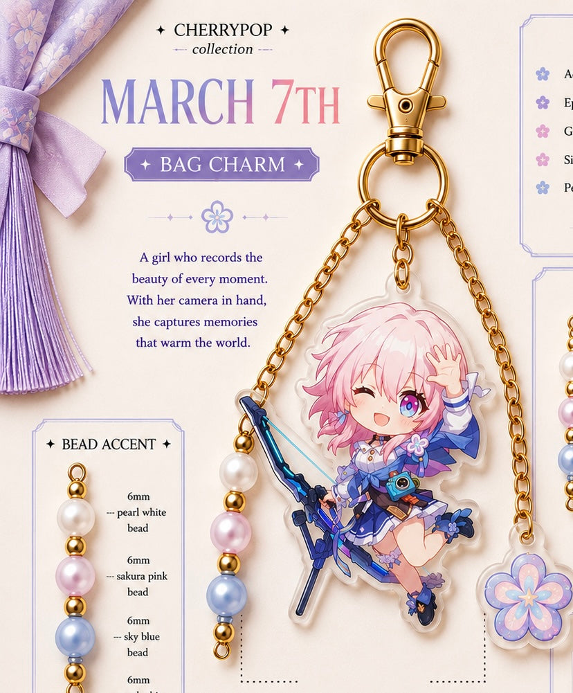 Honkai Star Rail Bag Charm • Limited Drop