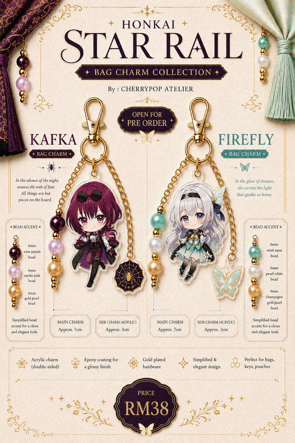 Honkai Star Rail Bag Charm • Limited Drop