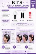 BTS in KL - Hair Clips (MOQ: 50 units)